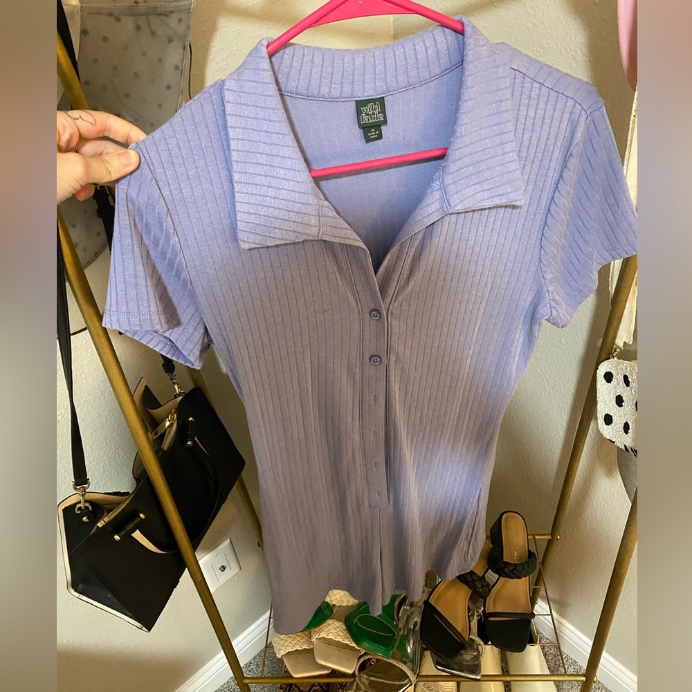 Light Purple Comfy Romper